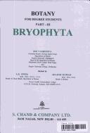 Cover for Botany for Degree Students