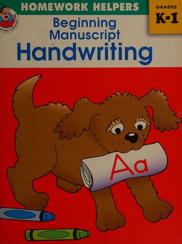 Cover for Beginning Manuscript Handwriting (Homework Helpers Series)