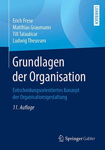 Cover for Grundlagen der Organisation