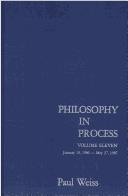Cover for Philosophy in Process