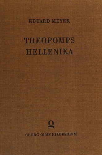 Cover for Theopomps Hellenika