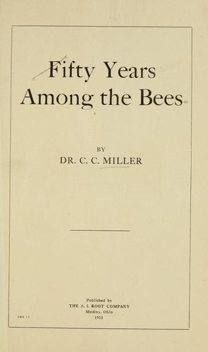 Cover for Fifty years among the bees