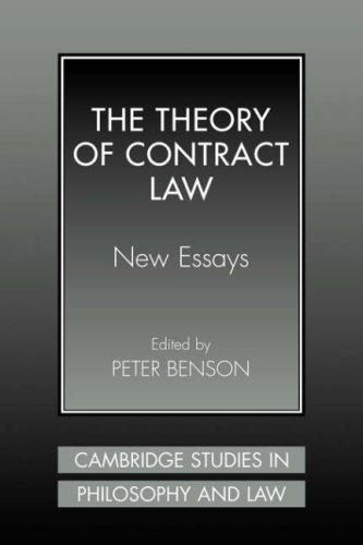 Cover for The Theory of Contract Law