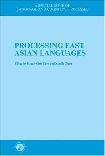 Cover for Processing East Asian Languages