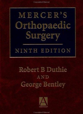 Cover for Mercer's Orthopaedic Surgery
