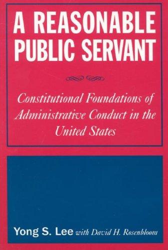 Cover for A Reasonable Public Servant