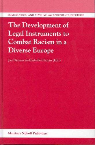 Cover for The development of legal instruments to combat racism in a diverse Europe