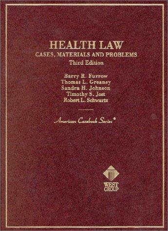 Cover for Health law
