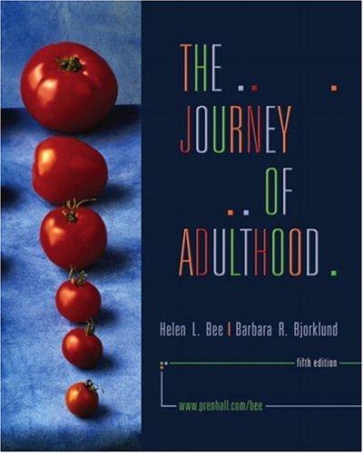 Cover for The Journey of Adulthood, Fifth Edition