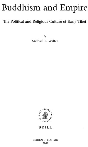 Cover for Buddhism and empire