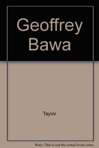 Cover for Geoffrey Bawa