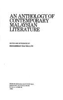 Cover for An Anthology of contemporary Malaysian literature