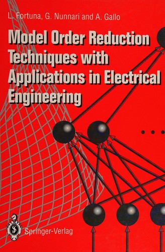 Cover for Model order reduction techniques with applications in electrical engineering