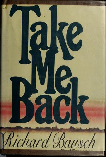 Cover for Take me back