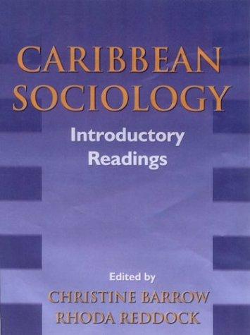 Cover for Caribbean Sociology