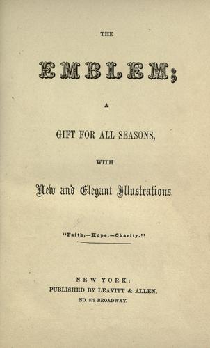 Cover for The Emblem