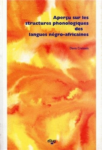 Cover for Aperçu sur les structures phonologiques des langues négro-africaines
