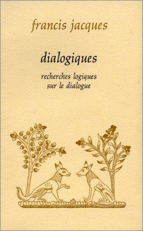 Cover for Dialogiques