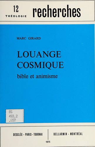 Cover for Louange cosmique
