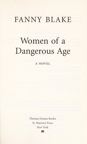 Cover for Women of a dangerous age