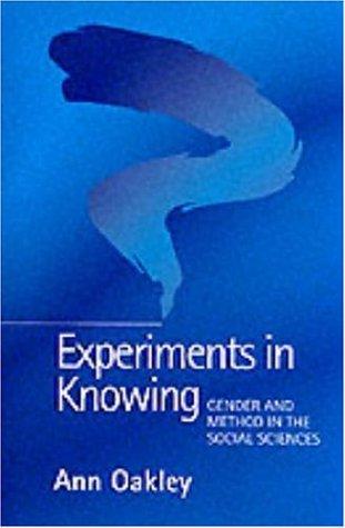 Cover for Experiments in Knowing