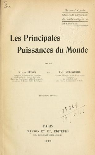 Cover for Les principales puissances du monde.