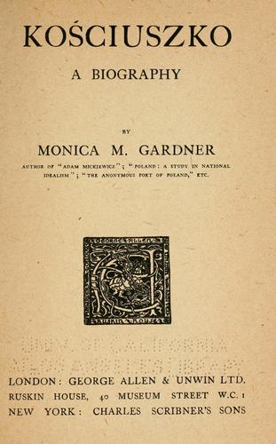 Cover for Kościuszko