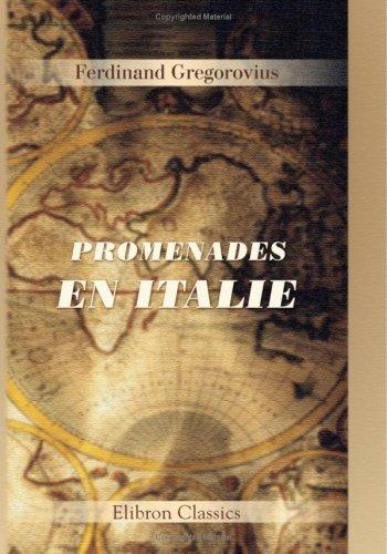 Cover for Promenades en Italie
