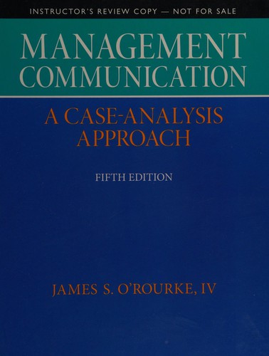 Cover for Management communication