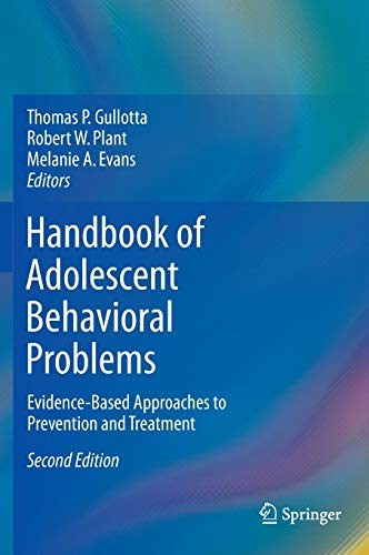 Cover for Handbook of Adolescent Behavioral Problems