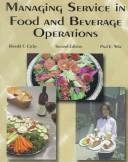 Cover for Managing service in food and beverage operations