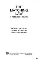 Cover for The Matching Law