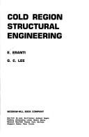 Cover for Cold region structural engineering
