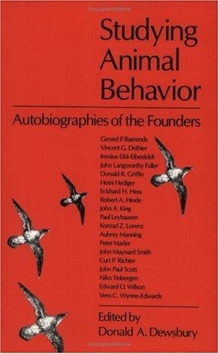 Cover for Studying Animal Behavior