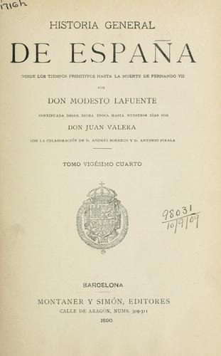Cover for Historia general de España