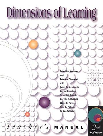 Cover for Dimensions of Learning Teacher's Manual, 2nd edition