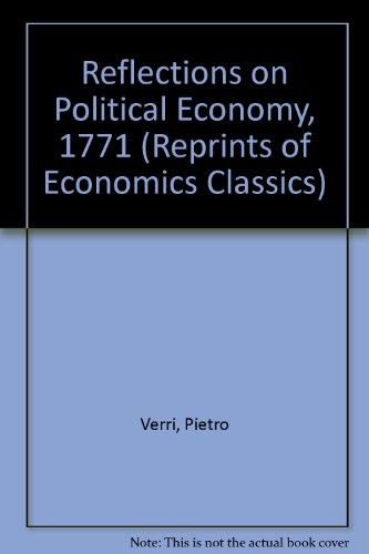 Cover for Reflections on political economy