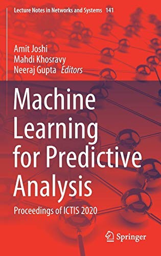 Cover for Machine Learning for Predictive Analysis