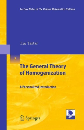 Cover for The general theory of homogenization
