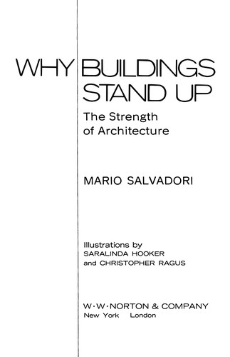 Cover for Why buildings stand up