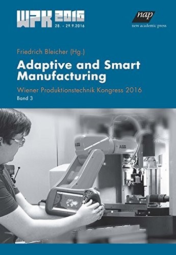 Cover for Adaptive and Smart Manufacturing