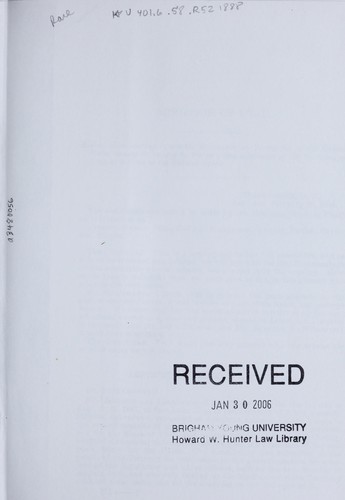 Cover for Admission of Utah