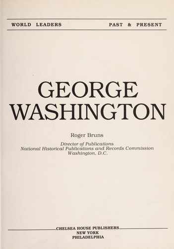 Cover for George Washington