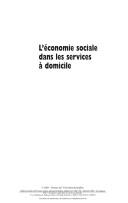 Cover for Economie sociale dans services domicile
