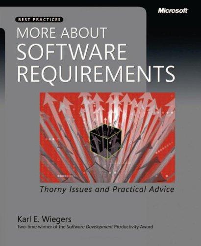 Cover for More About Software Requirements