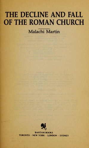 Cover for The decline and fall of the Roman Church