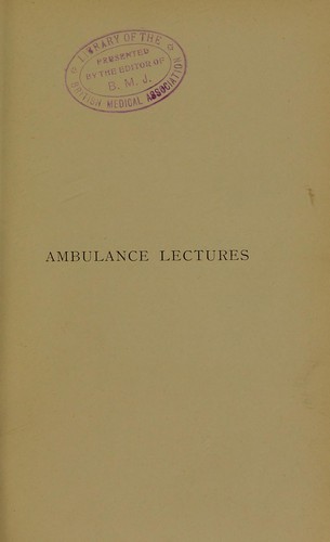 Cover for First aid to the injured