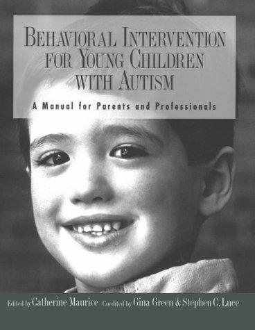 Cover for Behavioral intervention for young children with autism