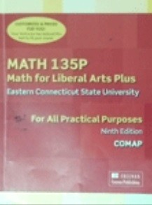 Cover for Math 135P - Math for Liberal Arts Plus