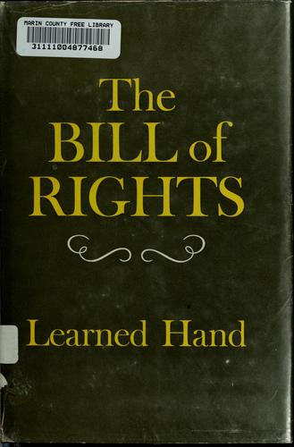 Cover for The Bill of rights.